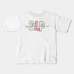 Speech Pathologist Vintage Retro SLP Kids T-Shirt